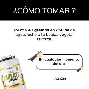 Isolate + Calostro - Vainilla smoothie - 1,8kg